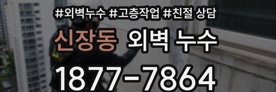 신장동 외벽 누수