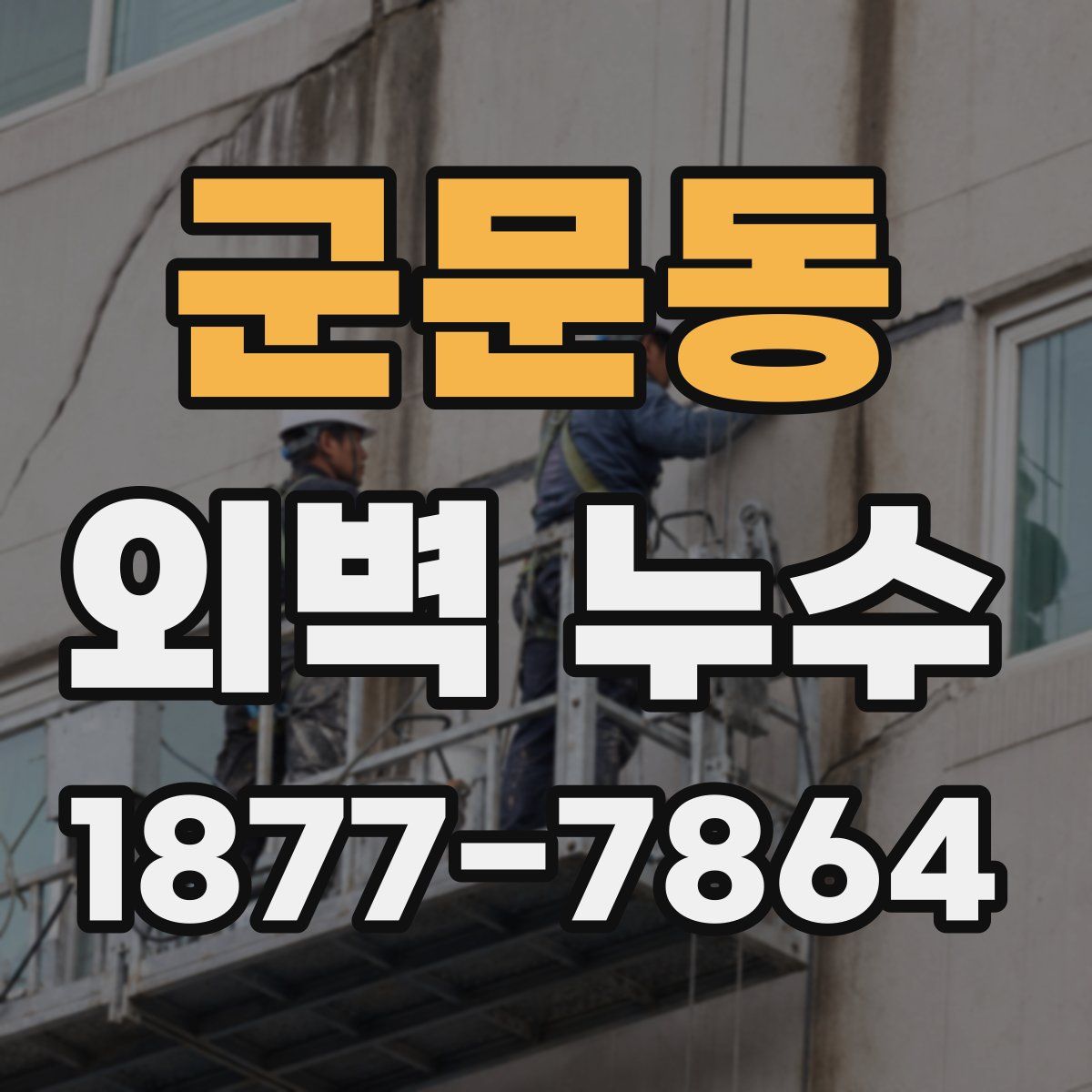 군문동 외벽 누수