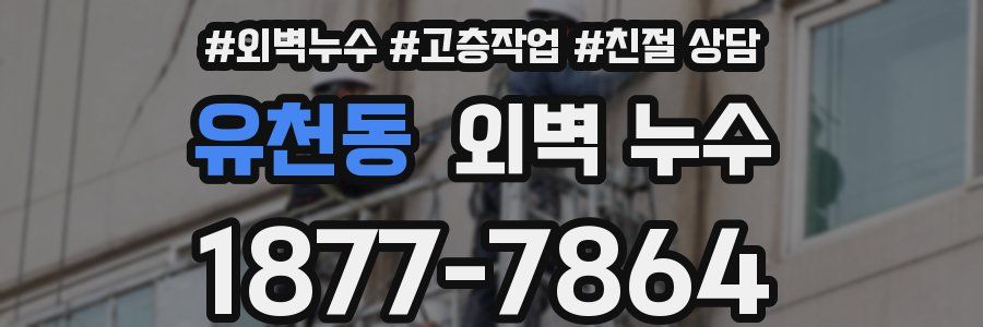 유천동 외벽 누수