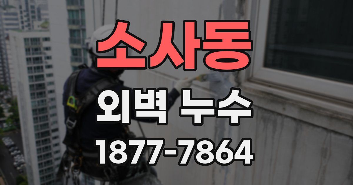 소사동 외벽 누수