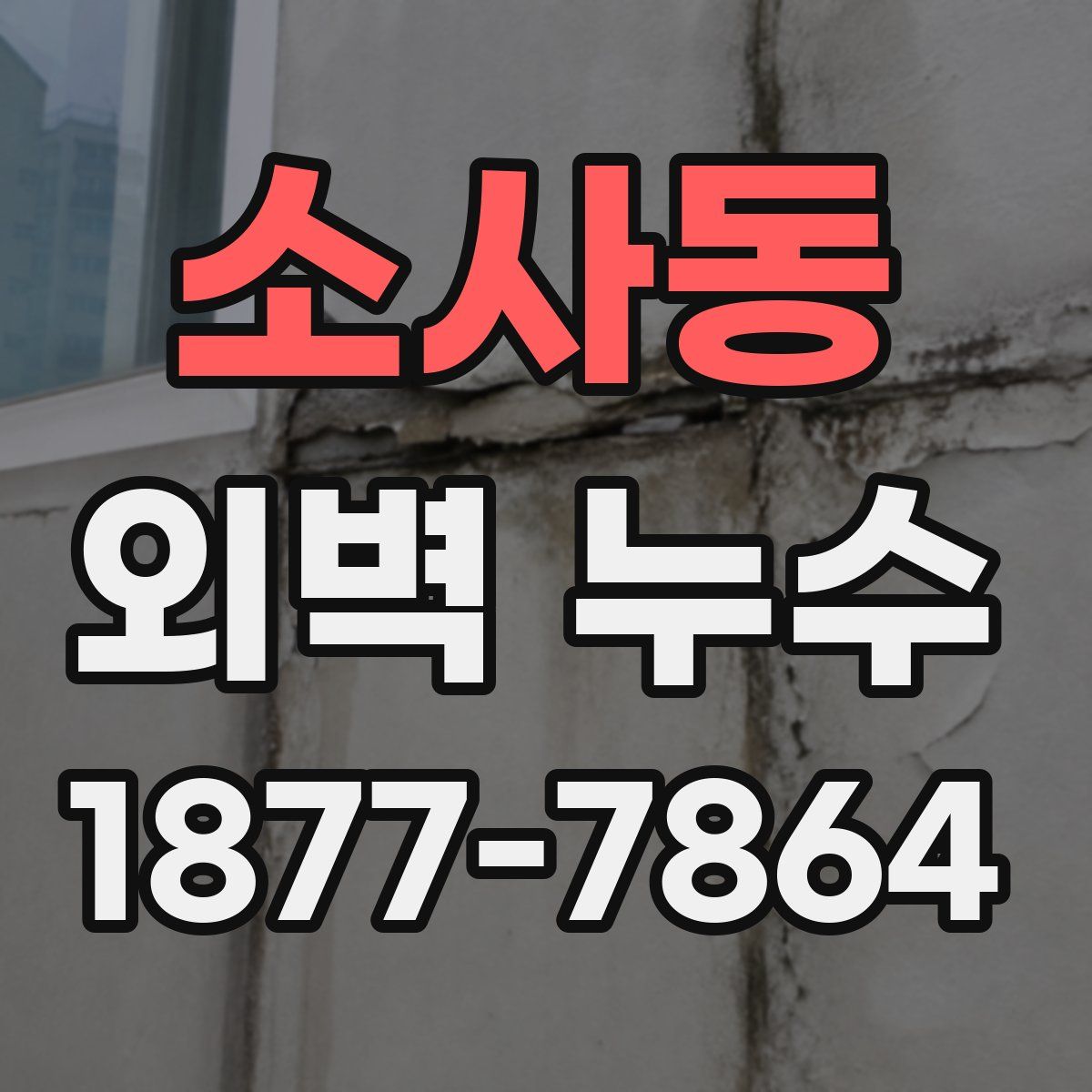 소사동 외벽 누수