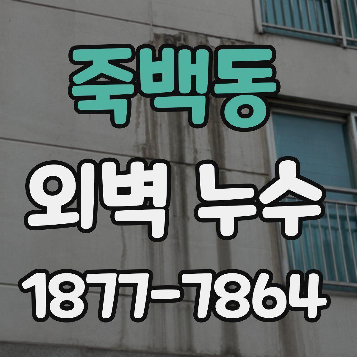 죽백동 외벽 누수