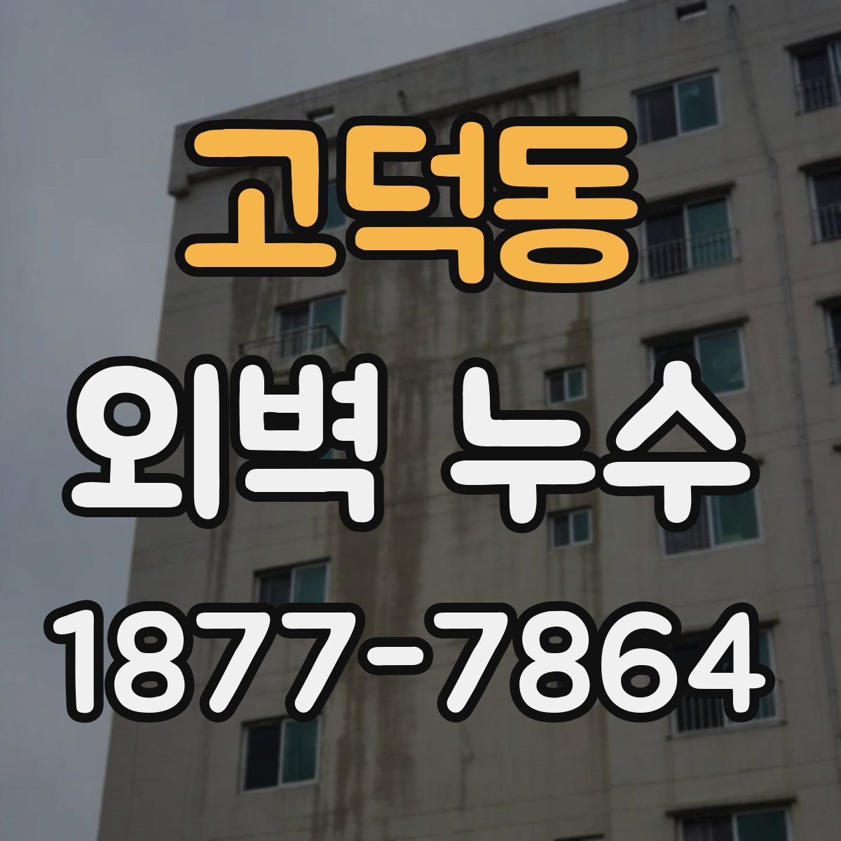 고덕동 외벽 누수