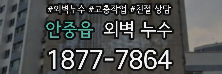 안중읍 외벽 누수