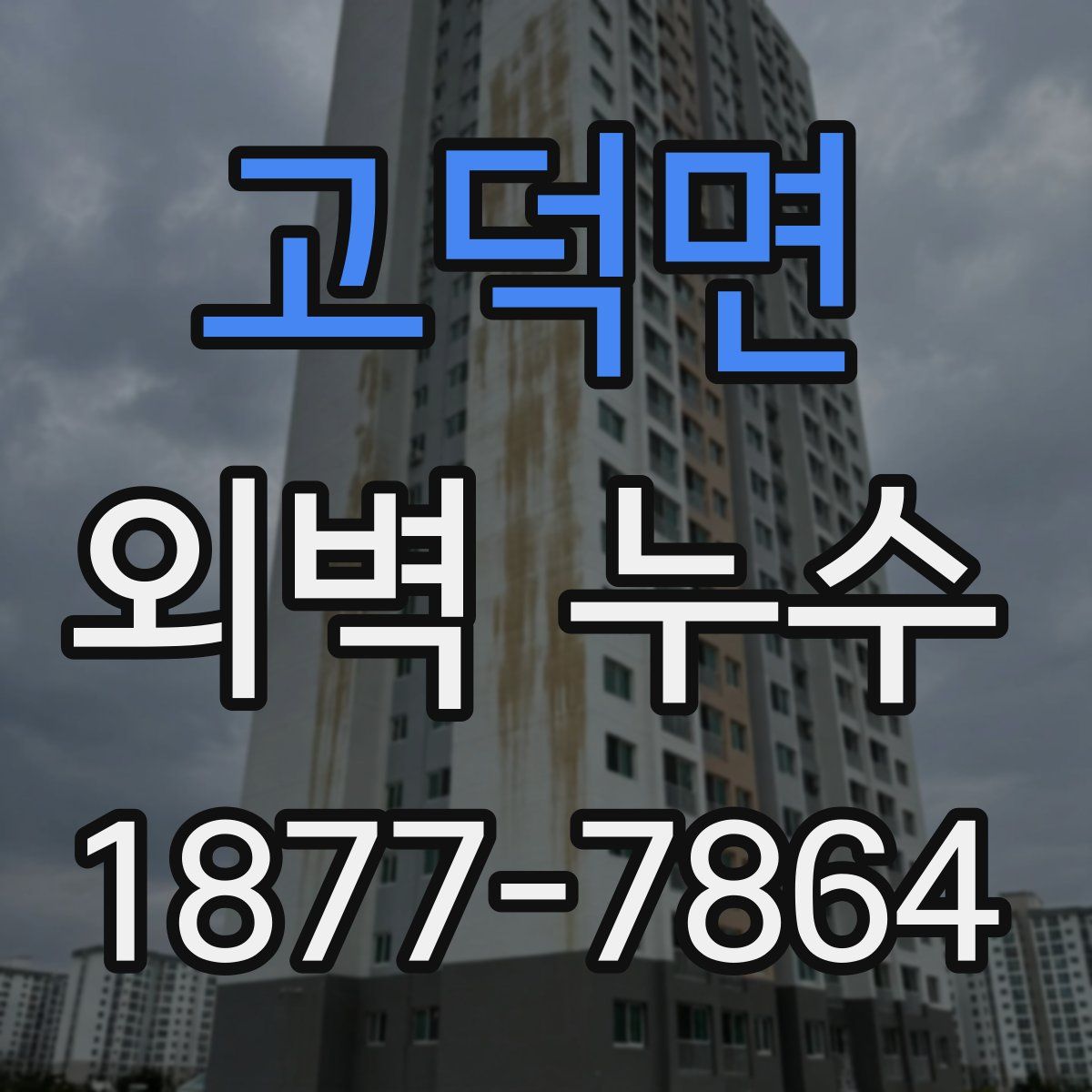 고덕면 외벽 누수