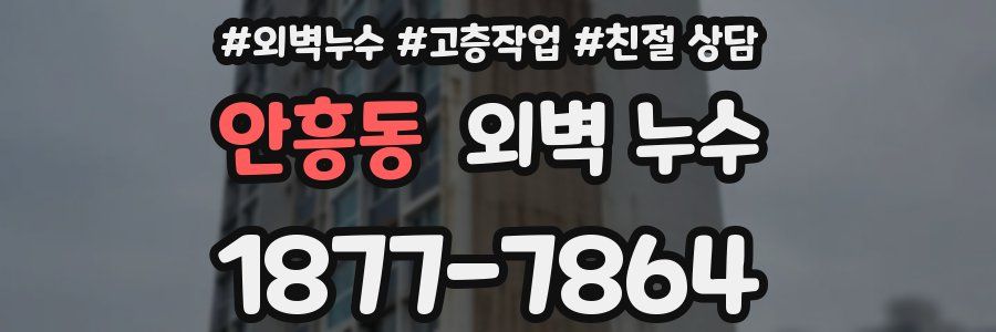 안흥동 외벽 누수