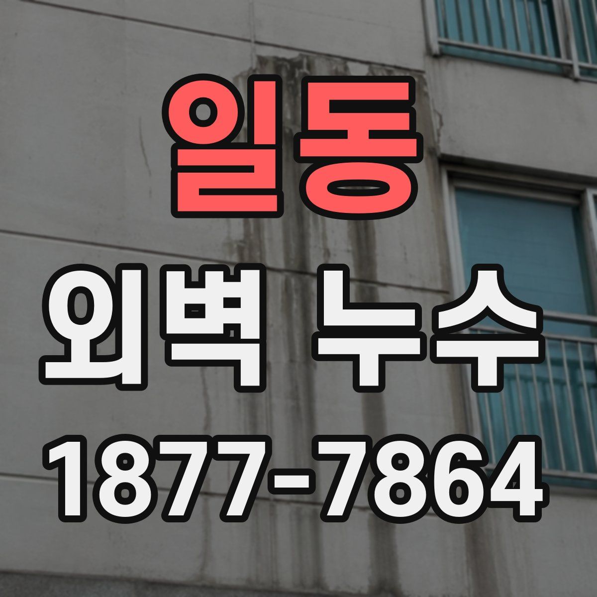 일동 외벽 누수
