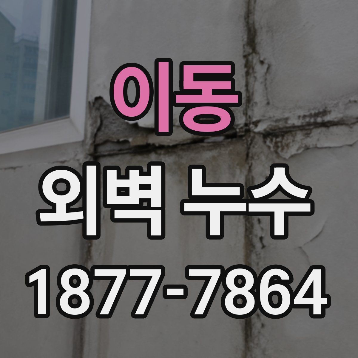 이동 외벽 누수 공사 전 계약서에서 확인할 점