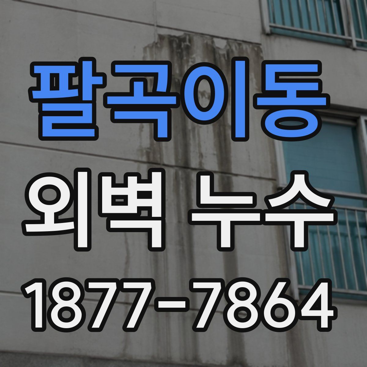 팔곡이동 외벽 누수