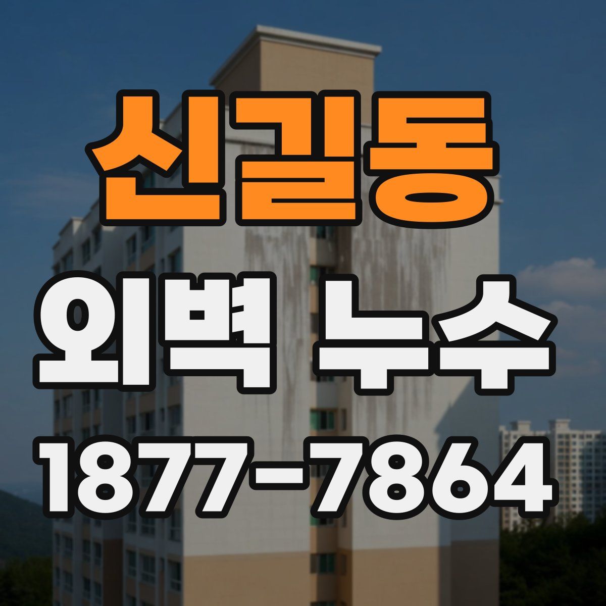 신길동 외벽 누수
