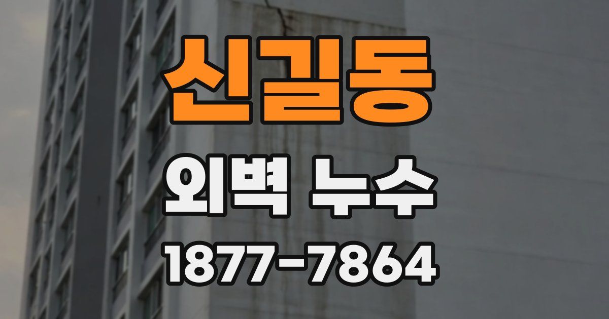 신길동 외벽 누수