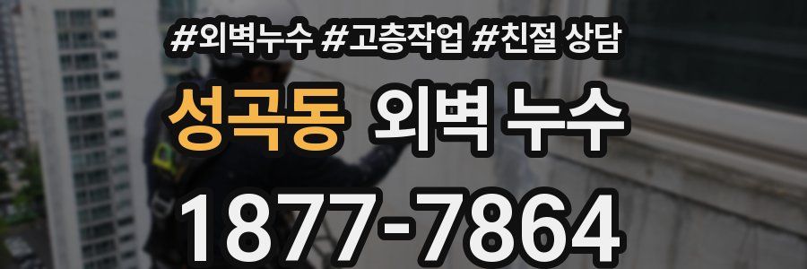성곡동 외벽 누수