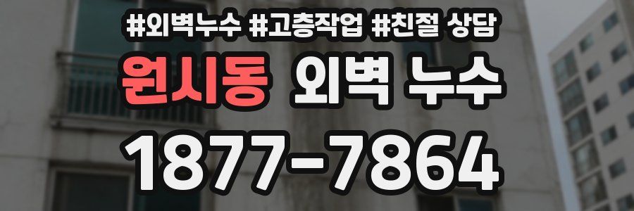 원시동 외벽 누수