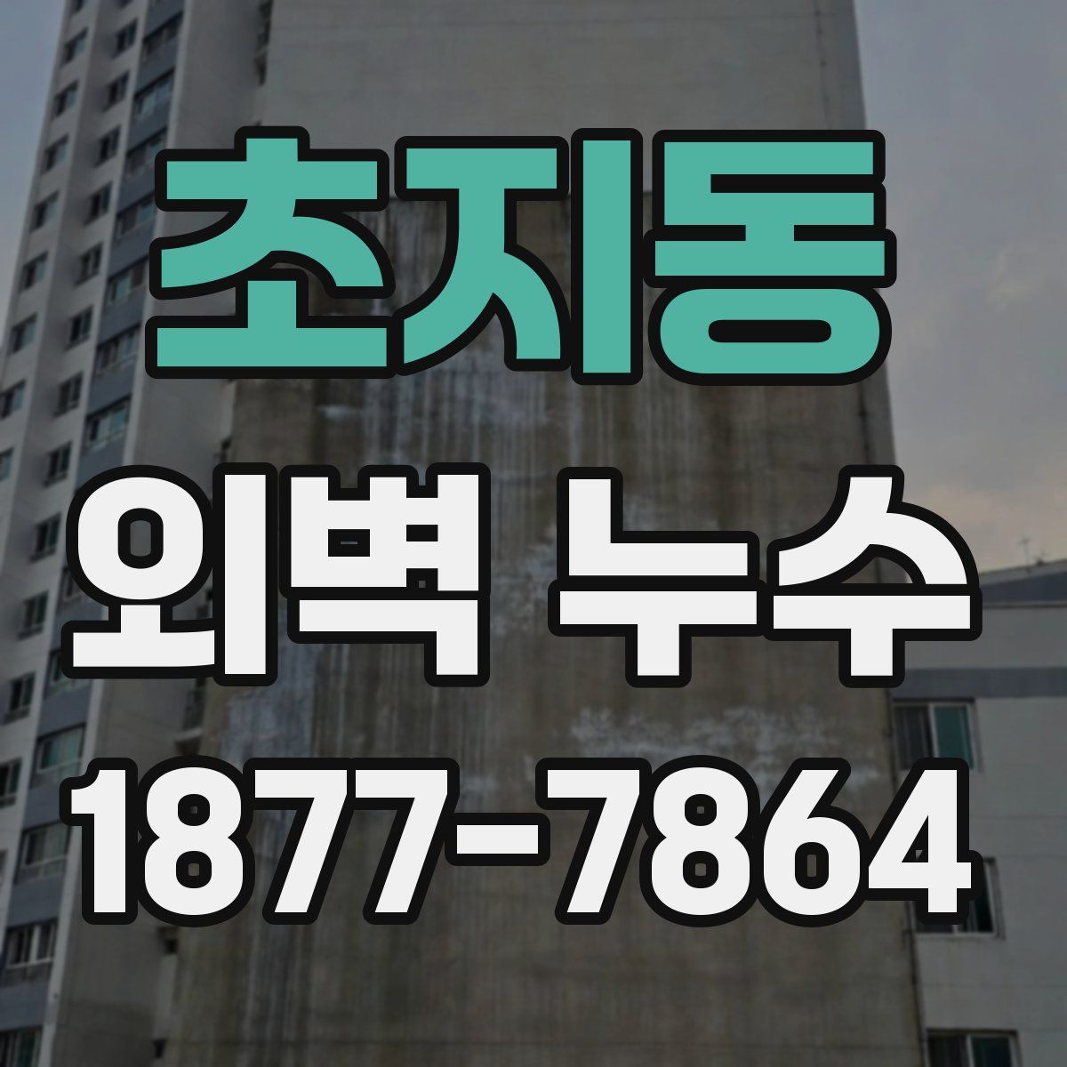 초지동 외벽 누수