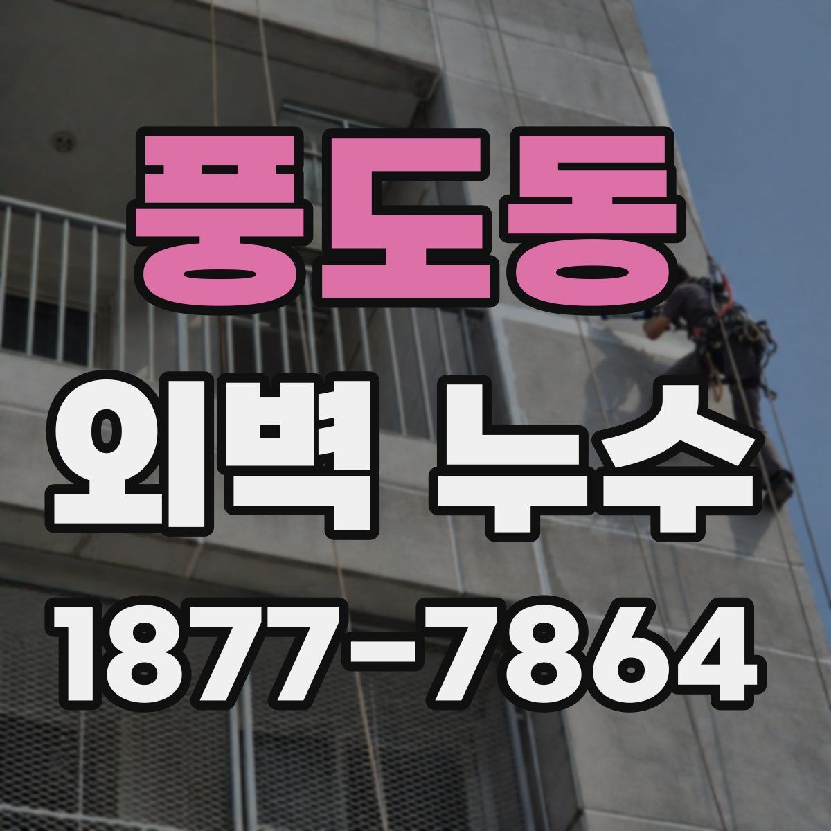 풍도동 외벽 누수
