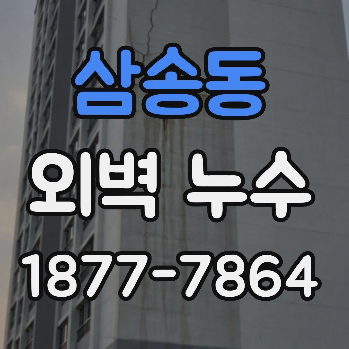 삼송동 외벽 누수
