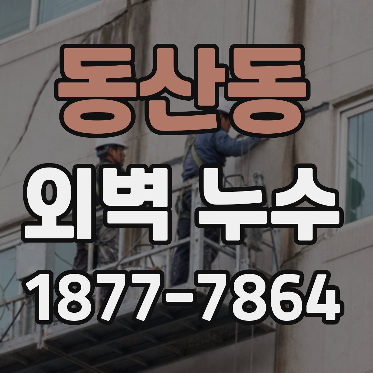 동산동 외벽 누수