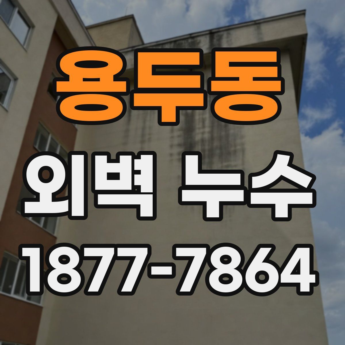 용두동 외벽 누수