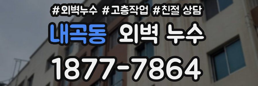 내곡동 외벽 누수
