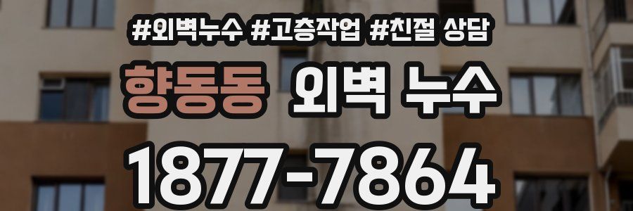 향동동 외벽 누수