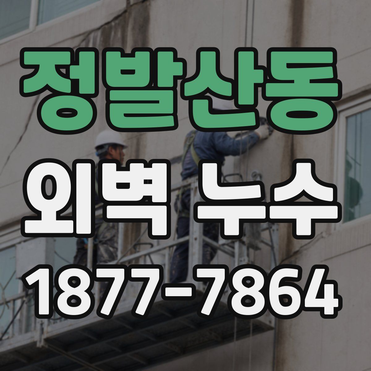 정발산동 외벽 누수