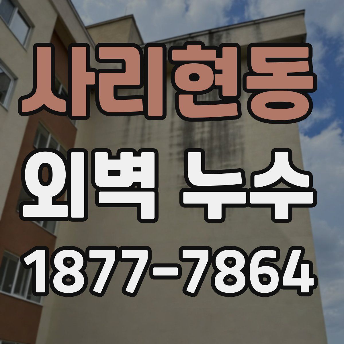 사리현동 외벽 누수