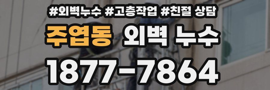 주엽동 외벽 누수