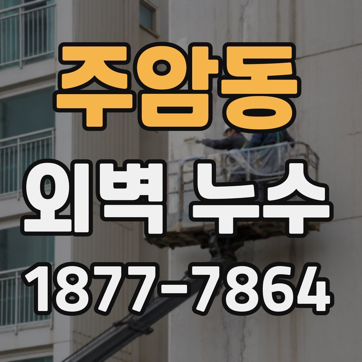 주암동 외벽 누수