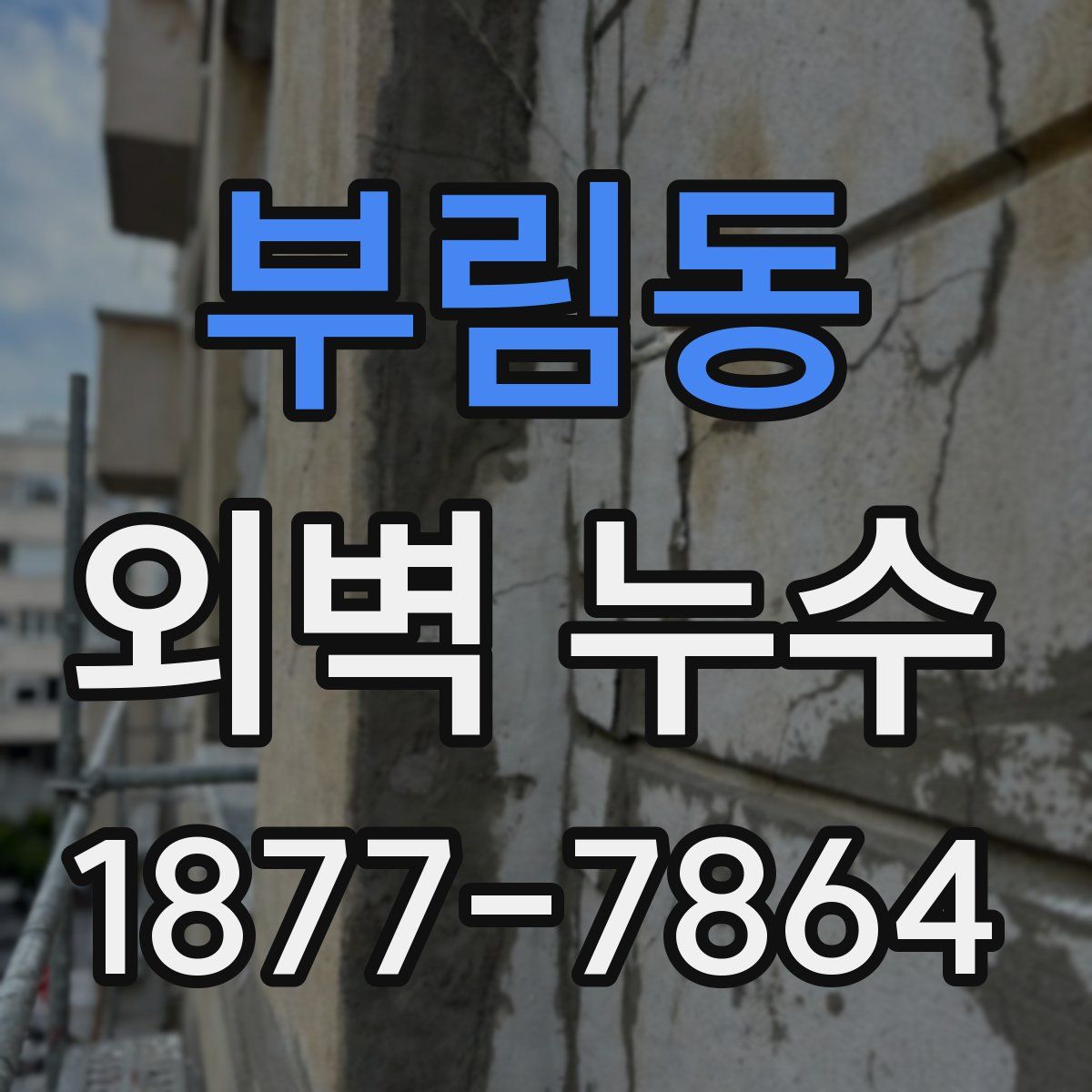 부림동 외벽 누수
