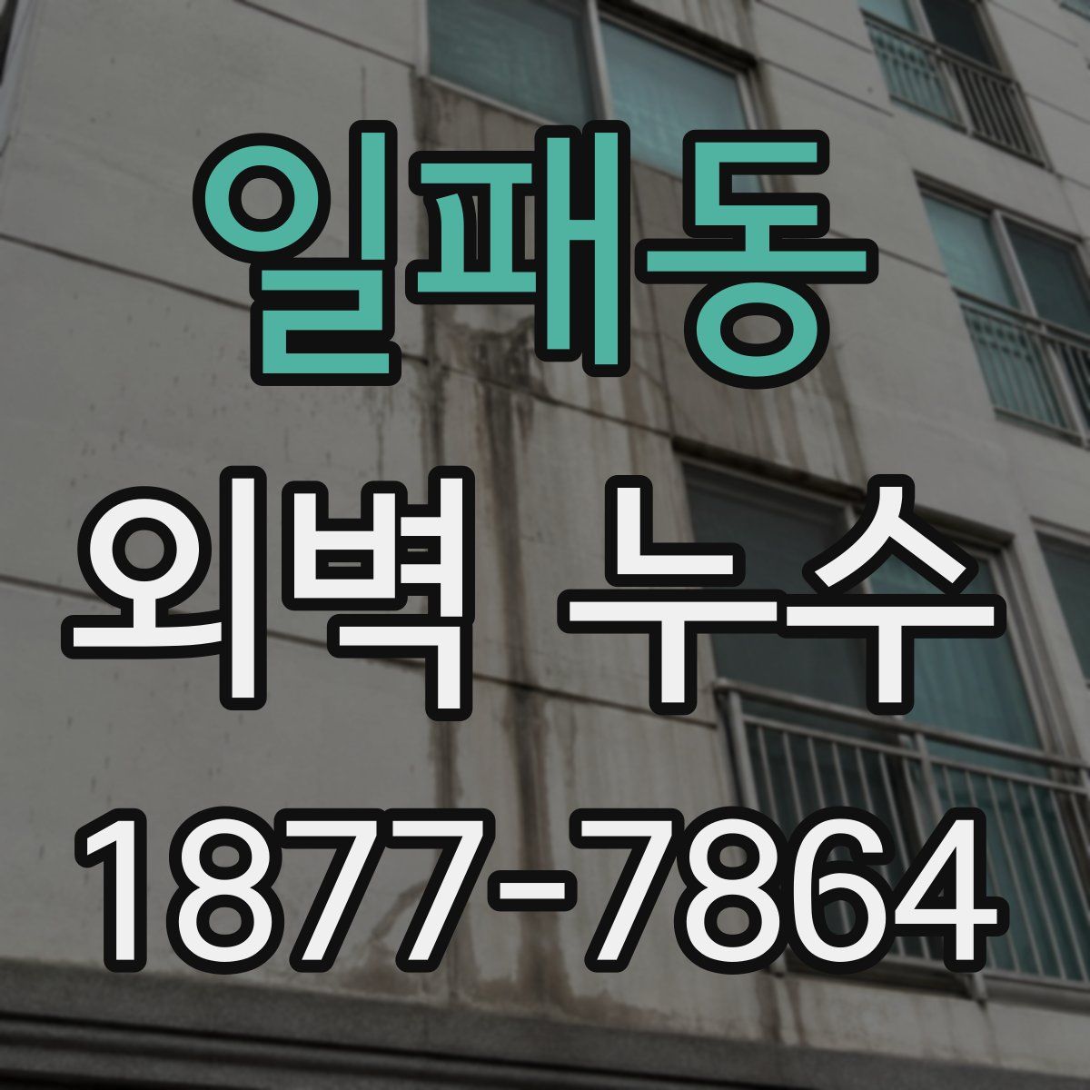 일패동 외벽 누수