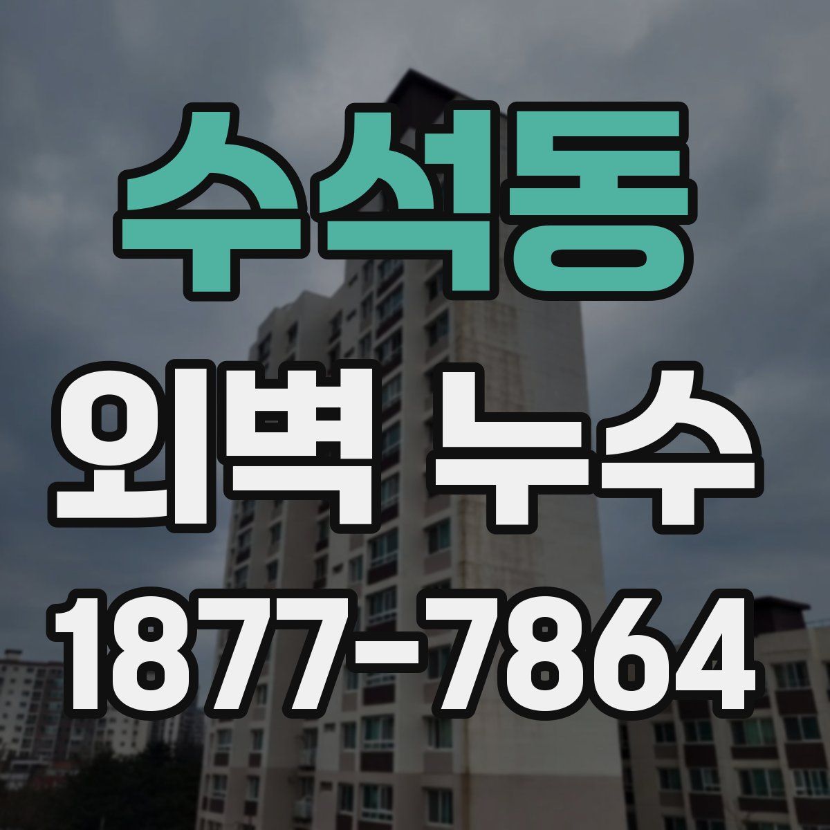 수석동 외벽 누수