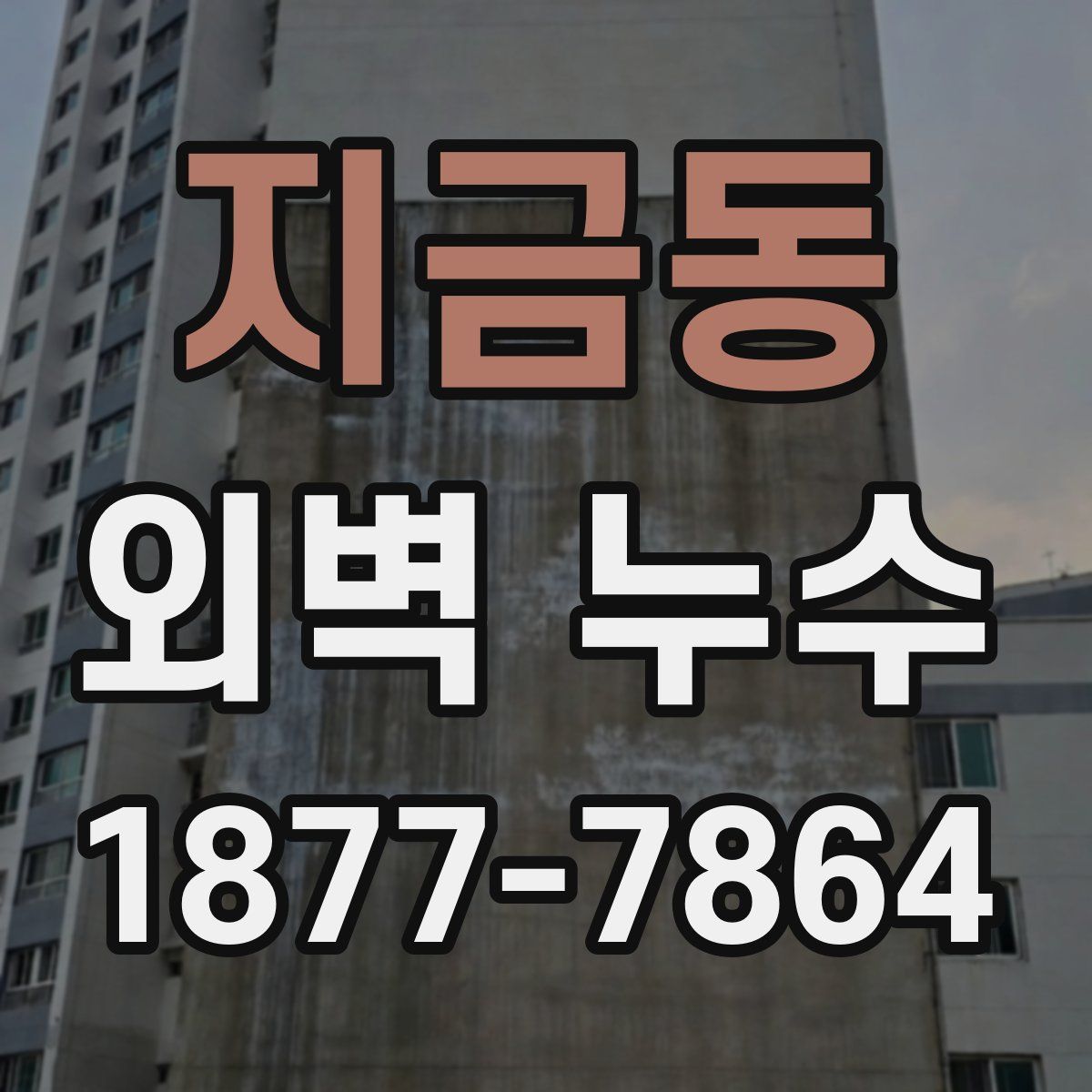 지금동 외벽 누수