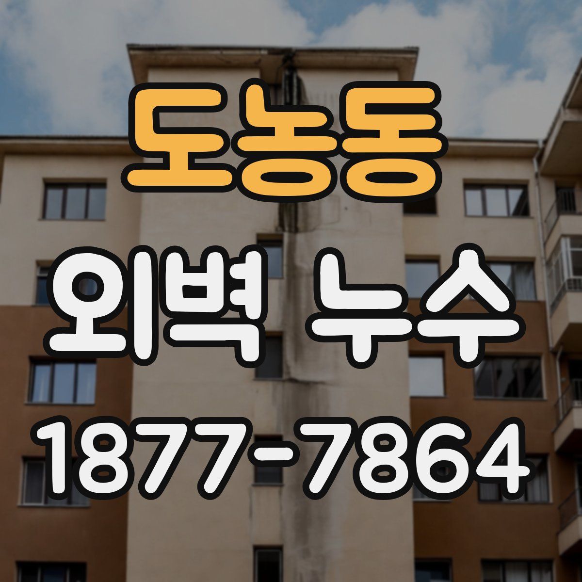 도농동 외벽 누수