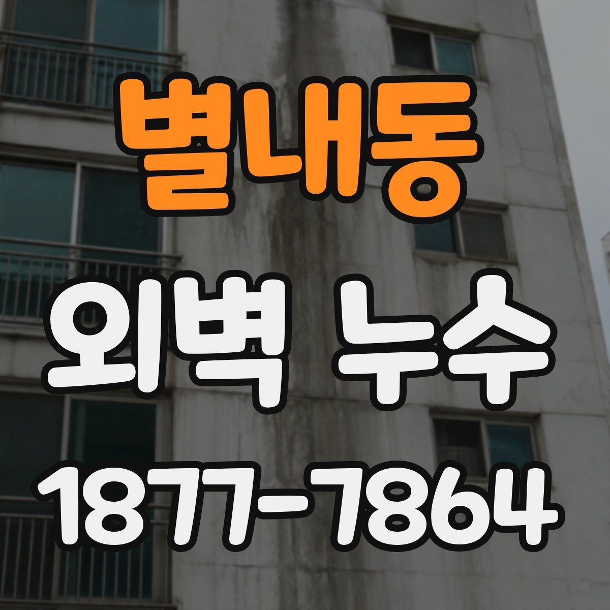 별내동 외벽 누수