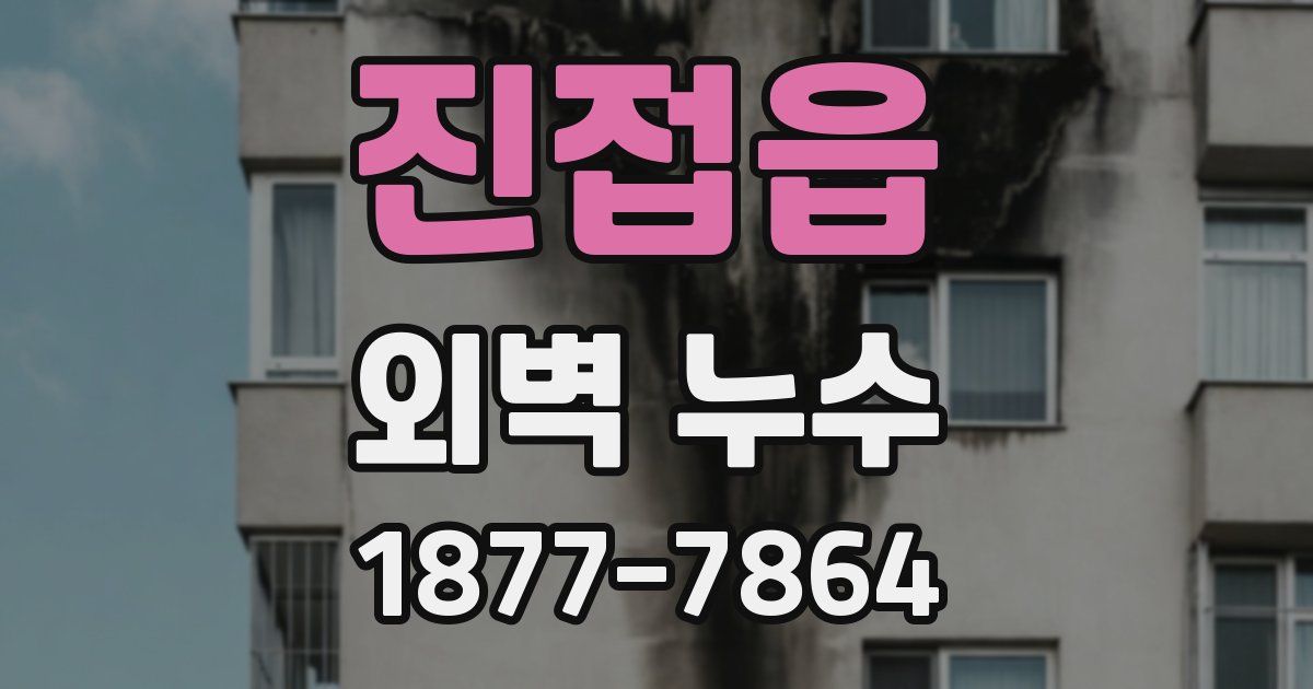 진접읍 외벽 누수