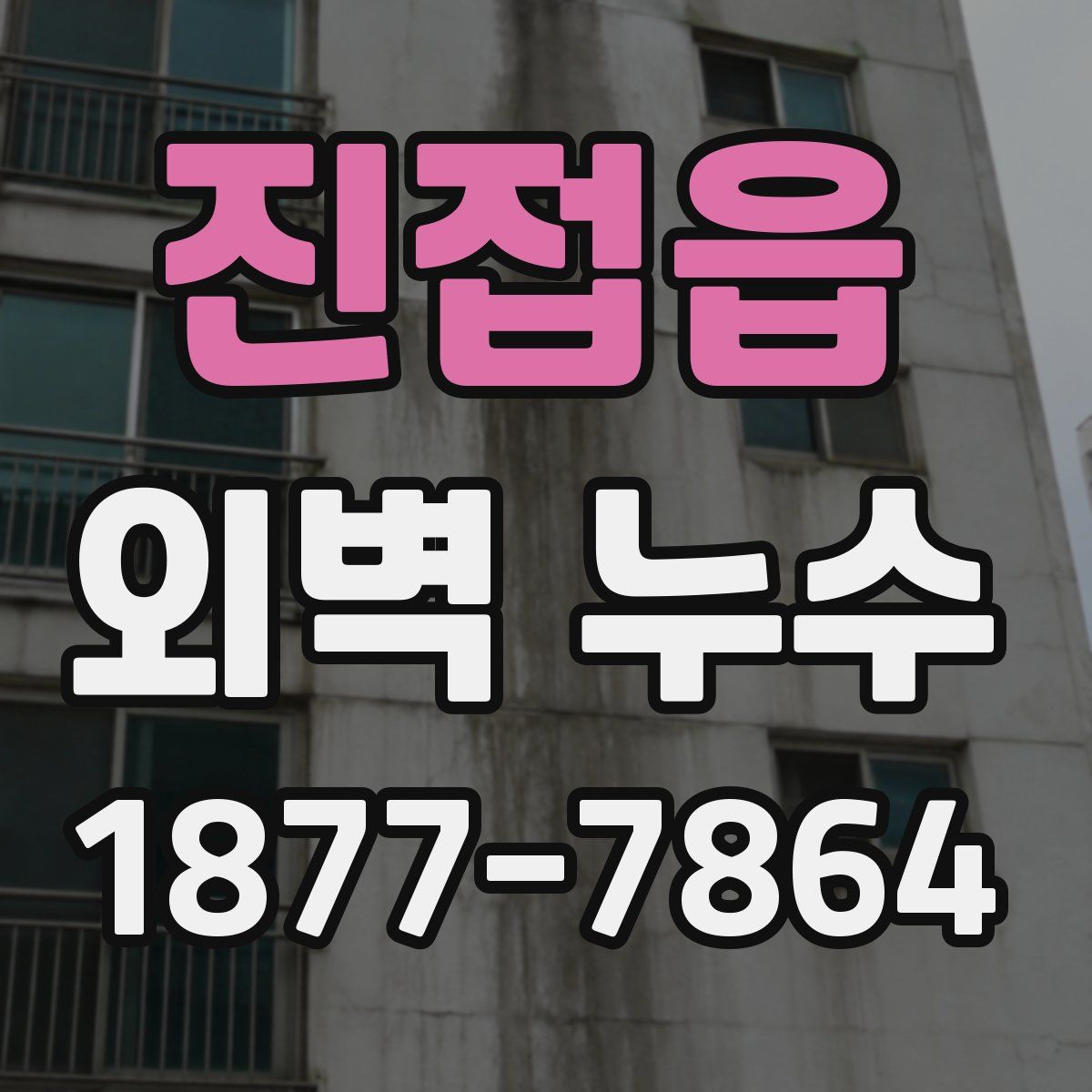 진접읍 외벽 누수