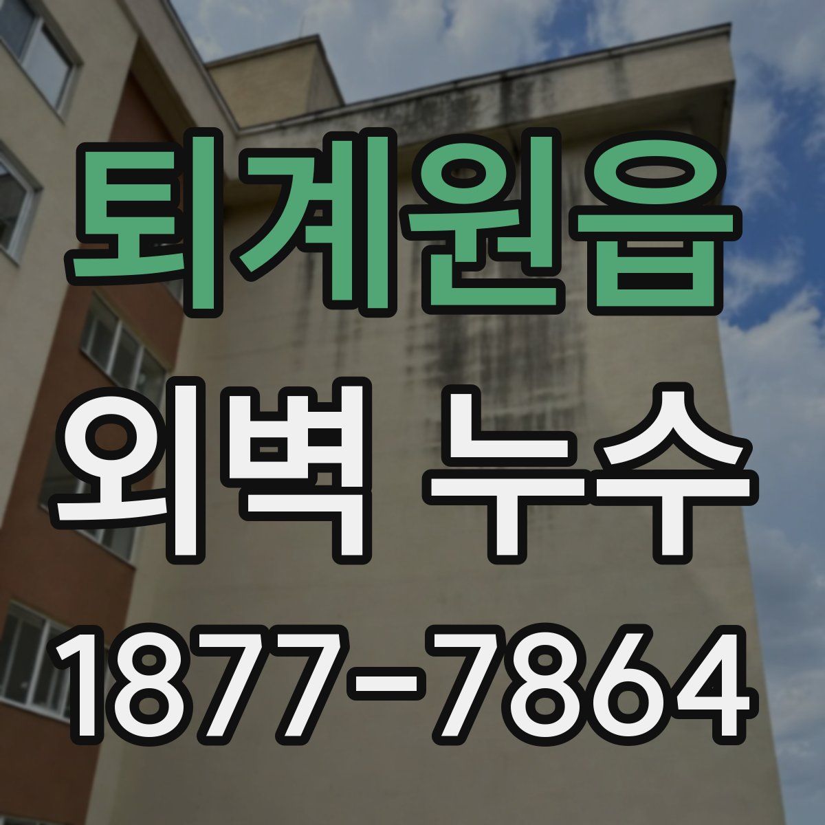 퇴계원읍 외벽 누수
