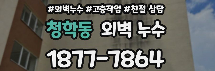 청학동 외벽 누수