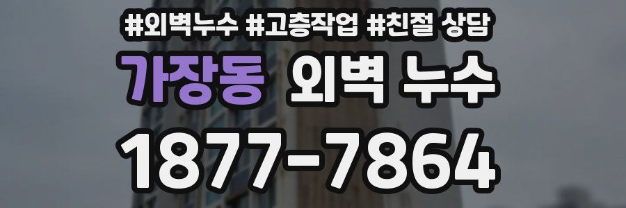 가장동 외벽 누수