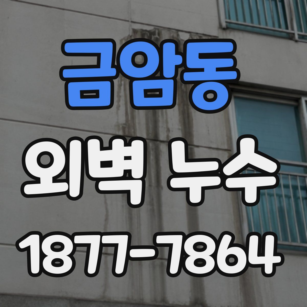 금암동 외벽 누수