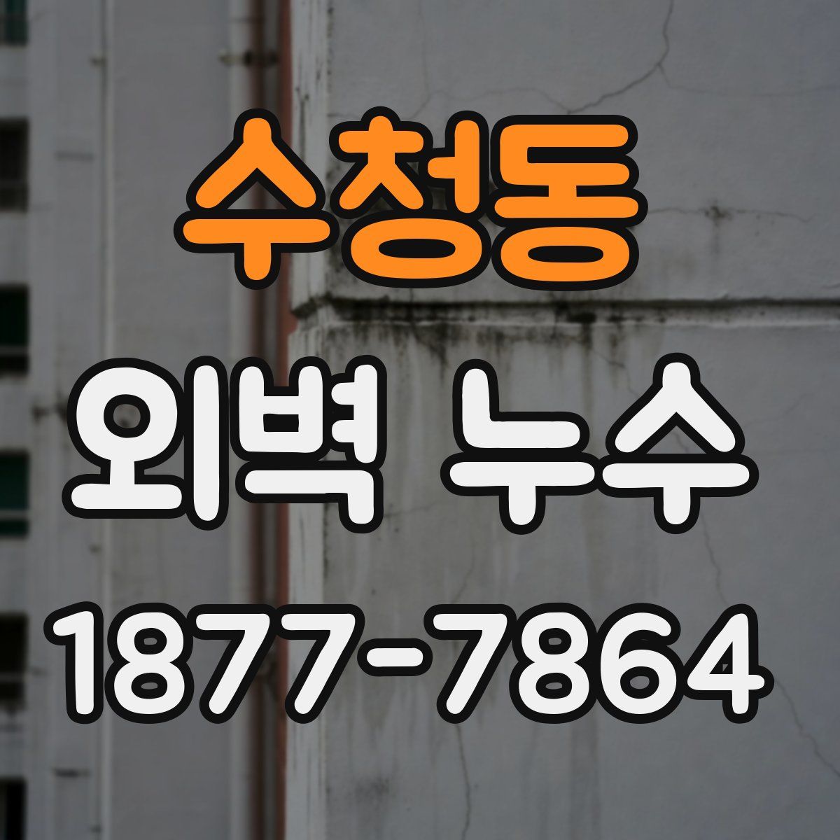 수청동 외벽 누수