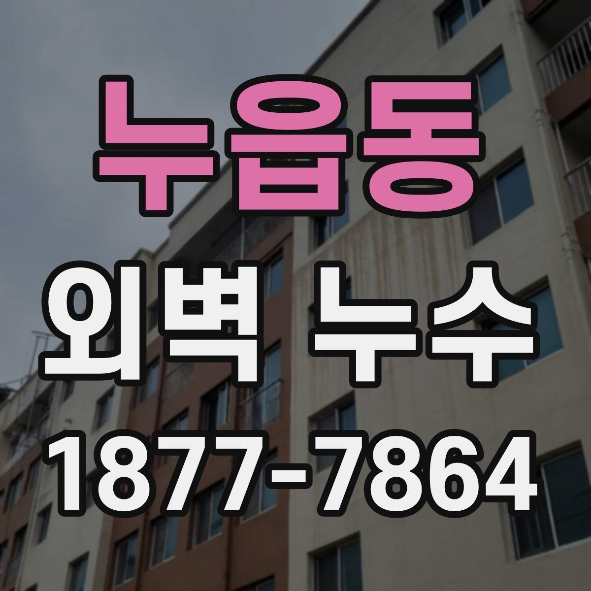 누읍동 외벽 누수 재발을 줄이는 관리 포인트