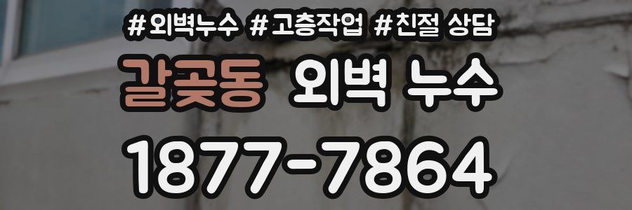 갈곶동 외벽 누수