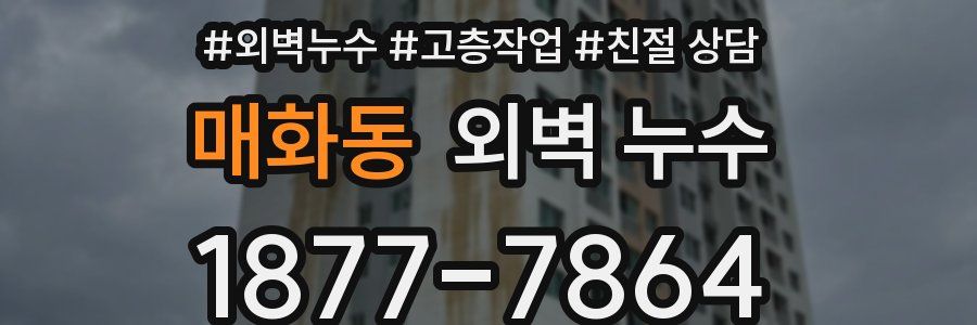 매화동 외벽 누수