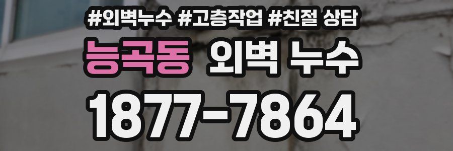 능곡동 외벽 누수