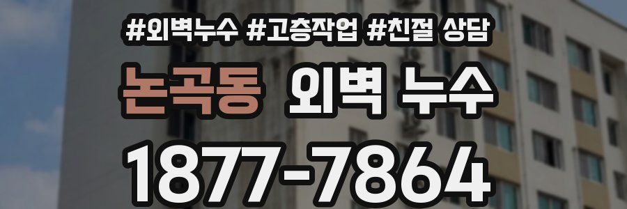 논곡동 외벽 누수