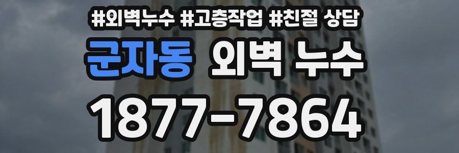 군자동 외벽 누수