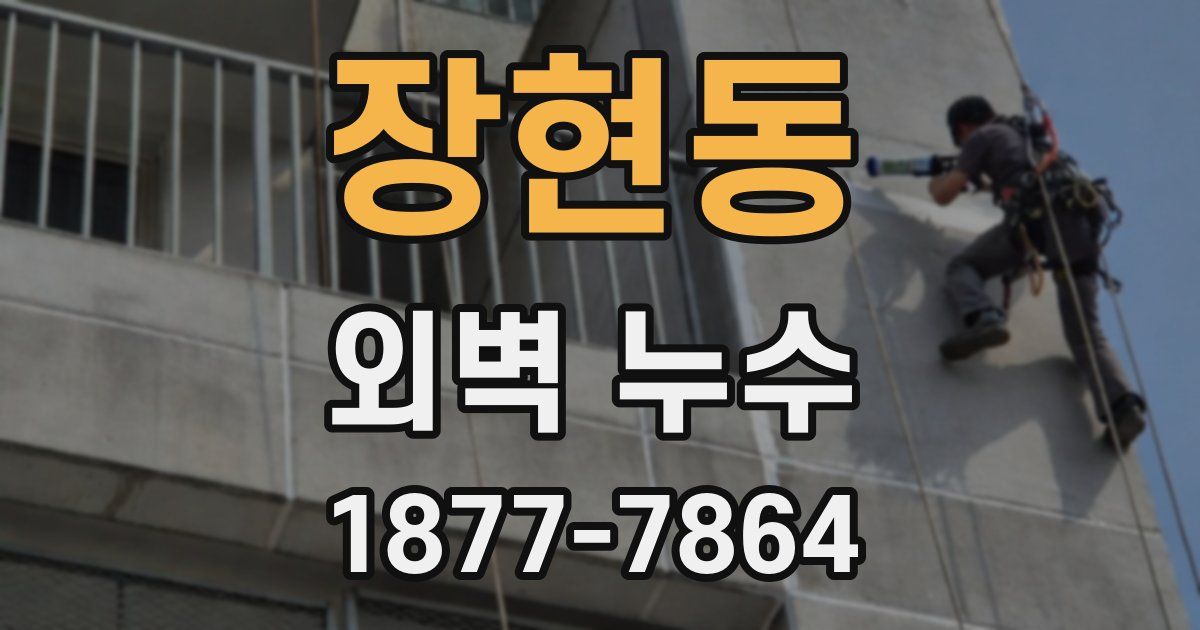 장현동 외벽 누수