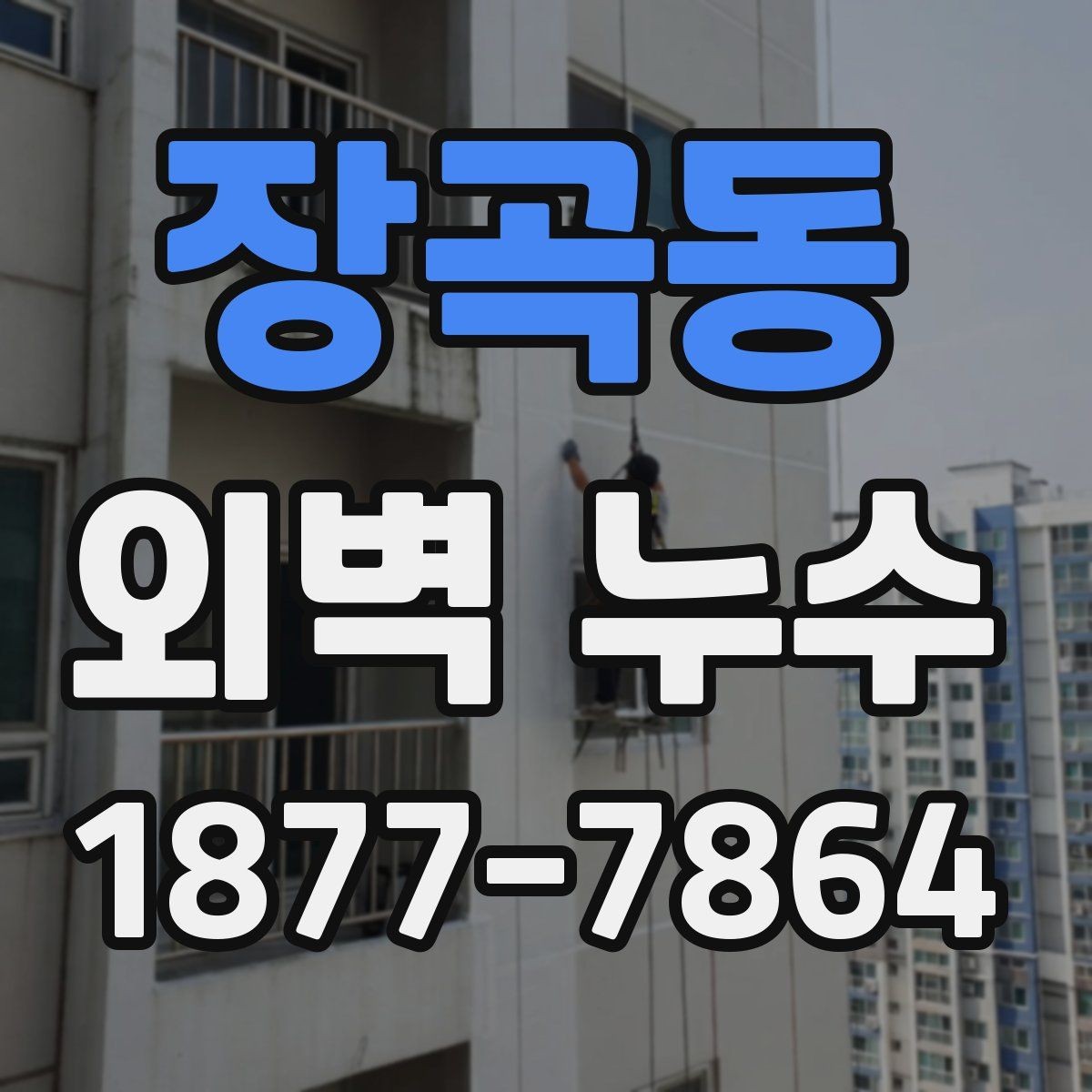 장곡동 외벽 누수 예방을 위한 관리 방법