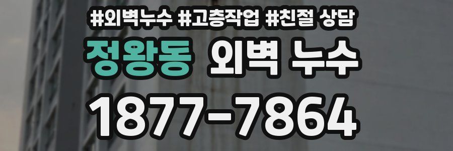 정왕동 외벽 누수